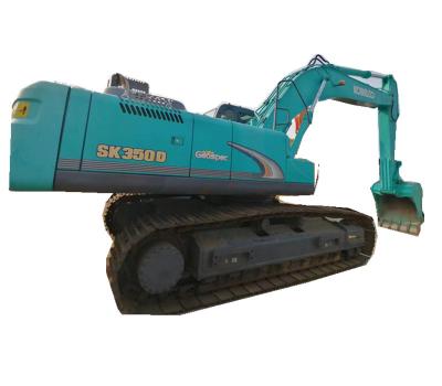 China Used Big Lager Backhoe Hydraulic Crawler Excavator Kobelco SK350LC-8 Excavator With 35 Tons Cheap For Sale 1.6m² ³ for sale