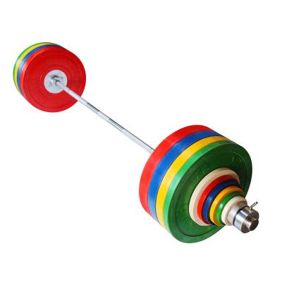 China Abrasion Resistance And Custom Logo Adjustable Gym Barbell Set Gym Weightlifting Barbell Removable for sale