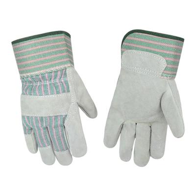 China Hot Selling Garden Work Tool Soft Leather Fireman Protective Welding Work Gloves for sale