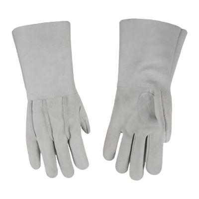 China Anti-Slip Classics Style Heat Protectant Safety Heat Proof Leather Welding Gloves for sale