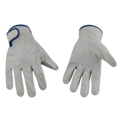 China Anti-Slip Work Tool Palm Pigskin Heavy Duty Work Shop Gloves Garden Work Gloves for sale