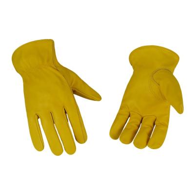 China Cowhide Anti Abrasion Gain Work Mtb Safety Leather Tactical Training Gloves for sale