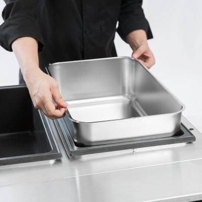 China Life Sizes Gastronorm Food Container Eco-friendly Drain Pan Stainless Steel Steam Table Filter 1/1 GN Pans for sale