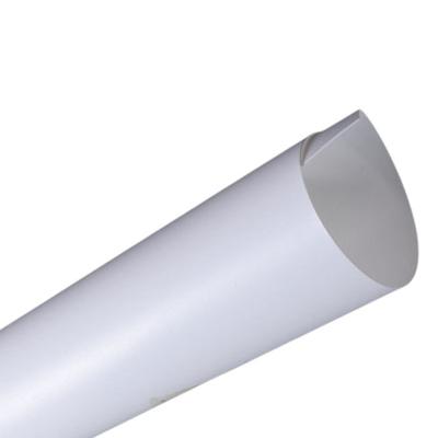 China Waterproof 300 Micron Thickness Frosted White PVC Roll Plastic Sheet For Lampshade Cover for sale