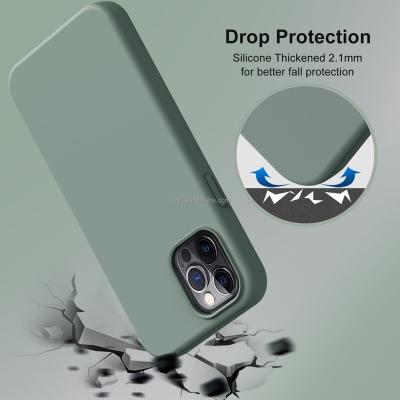 China Shockproof silicone case, soft matte tpu cell phone case for iphone 12 pro max hot sale good quality for sale