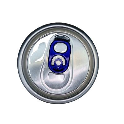 China Non-Refillable Aluminum Cans Lid With Gold Color CDL Cover Beverage Cans Closure Aluminum Cans Lid With Blue Color for sale