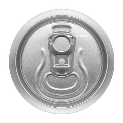 China Non Flip 307# Aluminum Easy Open Lids , Aluminum Pull Ring Caps For Cans for sale