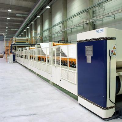 China Tobacco Corrugated Cardboard Production Line With Single Face For Corrugated Machine for sale