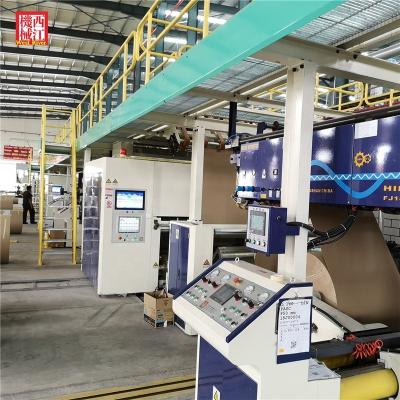 China Tobacco Corrugated Cardboard Making Production Line With Hot Rolling Mill Stand for sale