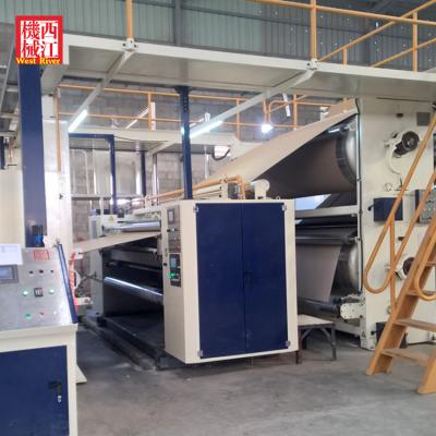 China Food Corrugated Cardboard Box Production Line Single Double And Tri-ply Glue Machine for sale