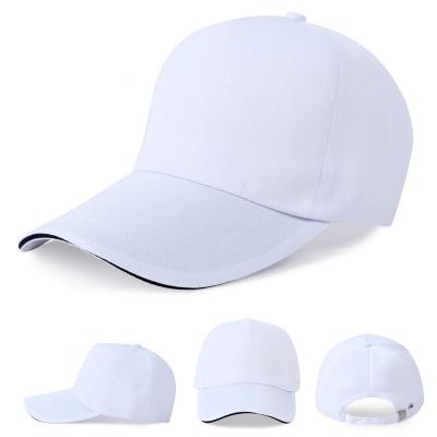 China Adult White Cotton Baseball Cap Resist Light Keep Head Warm In Winter for sale