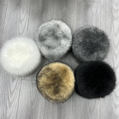 China Fluffy Faux Fur Winter Cap For Winter To Keep Head Warm In Winter for sale