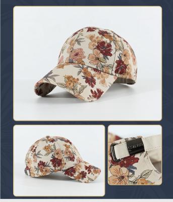 China Decorative Women Baseball Cap Prevent Sand With Metal Back Closure for sale