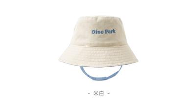 China Bear Pattern Fisherman Hat Blue Or White Color Outdoor Fisherman Style Hat for sale