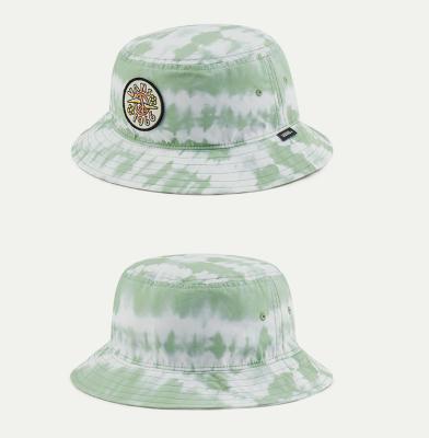 China Adult Lamb Bucket Hat White And Green With Beautiful Pattern for sale