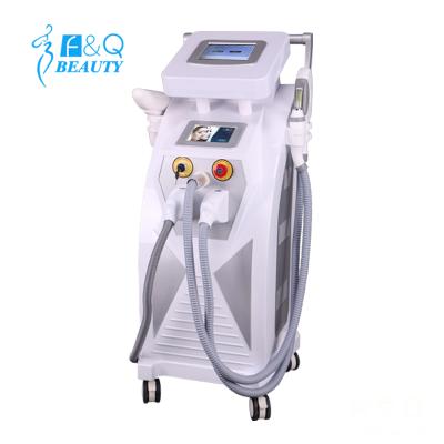 China Facelift FQA31-4 4 in 1 multifunctional OPT shr ipl rf nd yag laser hair removal machine/ipl laser/single shr ipl hair removal machine for sale