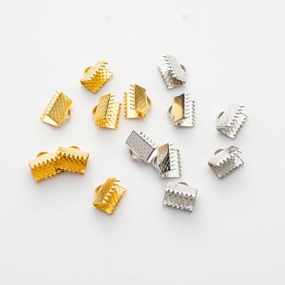 China DIY Iron Horse Loop End Tips Fastener Clips For Jewelry Making Necklace Bracelet Connectors for sale