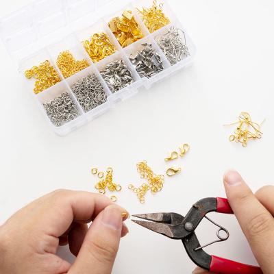 China Zinc Alloy Cheap Gold And Silver Plated Simple Ear Hook Circle DIY Earring Hooks Set for sale