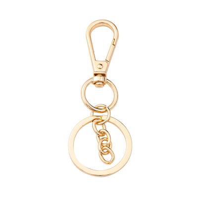 China Fasion Dog Gold Zinc Alloy Buckle Four-Link Chain Key Chain Jewelry Hanging Accessories Making DIY Jewelry Accessories llave Wholesale for sale