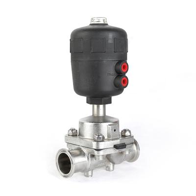 China Dairy Sanitary 316L Stainless Steel Manual Diaphragm Valve Lower Diaphragm Diaphragm Valve For Pharmaceutical for sale