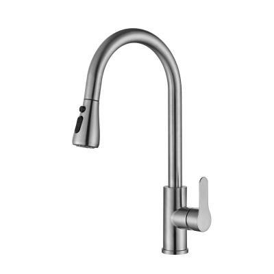 China Pull Out Spray Factory Sale Modern Faucet Pull Down Spray Stainless Steel Kitchen Faucet Faucet for sale