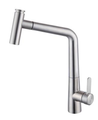 China Factory Wholesale Price Other Seat 304 Stainless Steel Plastic Kitchen Faucet Brushed With Best Quality for sale