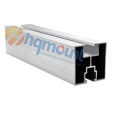 China Support Solar Modules hqmount hot sales aluminum solar panel mounting rail China factory price pv system mounting solar rail for sale