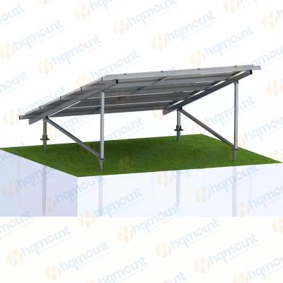 China Support Solar Modules hqmount solar panel mount manufacturer aluminum solar ground mounting bracket pv ground support for sale