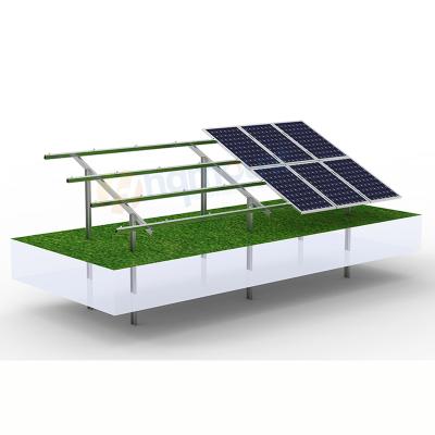 China Support Solar Modules hqmount Aluminium Pre-assembled Solar Bracket Solar Panel Ground Mounting Structure Solar Racking System for sale