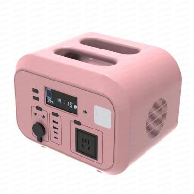 China Type C Power Station 600w 20v Outdoor Camping Power Bank Solar Generator Portable Power Stations for sale