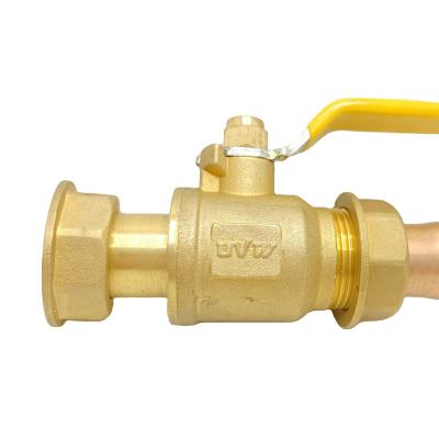 China Kitchen Good Quality Brass Gas Ball Valve Home High Pressure Gas Valve for sale