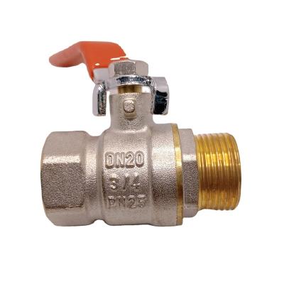 China General Boyatu Pex Ball Valve DN25 Brass Ball Plating Pex Valve BOYATU for sale