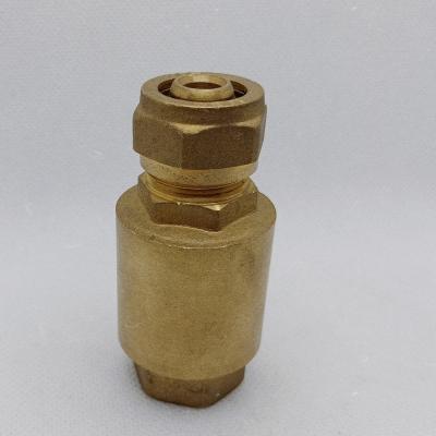 China BOUYATU HT 100-0923 CW617N General Spring Check Valve Brass Core With Fit Brass Type 16 mm for sale