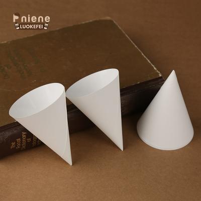 China Disposable Cone Water Disposable Environmental Protection Cone Cups White Paper Paper Cups for sale