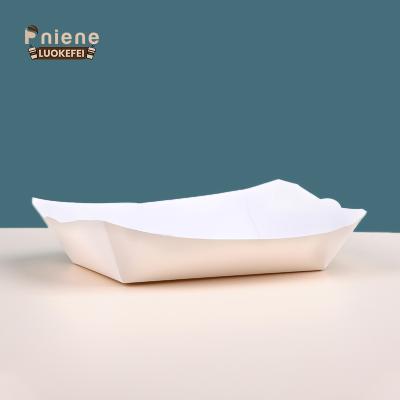 China High Quality Disposable Eco Wrapping Paper Food Tray Take Away Food Wrapping Lunch Paper Food Tray for sale