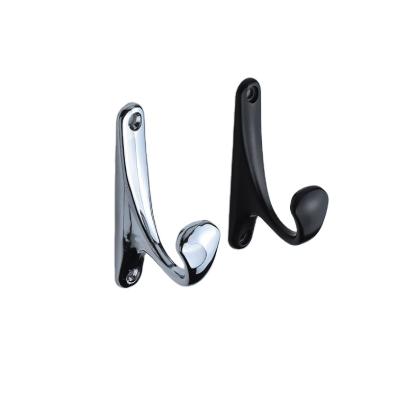 China Solid zinc alloy stocked hook, punched repair nails, wall fixing, clothes heavy metal load-bearing hooks for sale