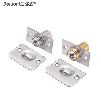 China Top Modern Pearl Room Hotel KTV Pearl Spring Lock Pearl Door Latch Stainless Steel Invisible Door Spring for sale