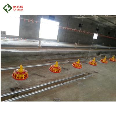 China Farms Poultry Chain Feeding System For Breeders , Poultry Pan Feeding System For Breeders for sale