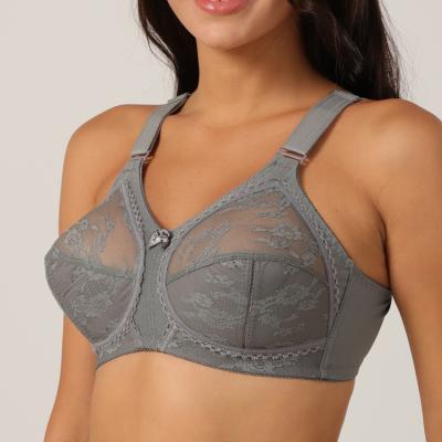 China Viable Larger Full Cup Size Lace Up BH Bralette Ultrathin WIRELESS Bra Bra For Large Breast for sale