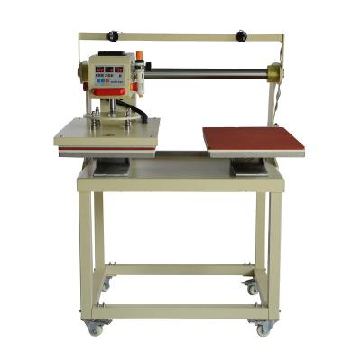 China 40x60cm Double Deck Four Star Printable Flat Product Pneumatic Textile Heat Press Machine For DTF for sale