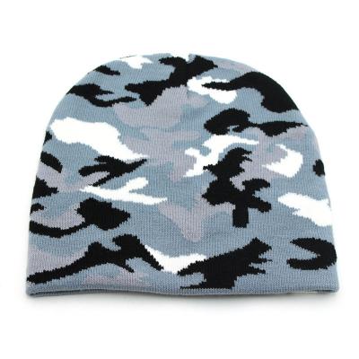 China New Hk21 COMMON Winter Outdoor Wool Knit Beanie Leisure Camouflage Caps And Hats Acrylic Beanies Hat for sale