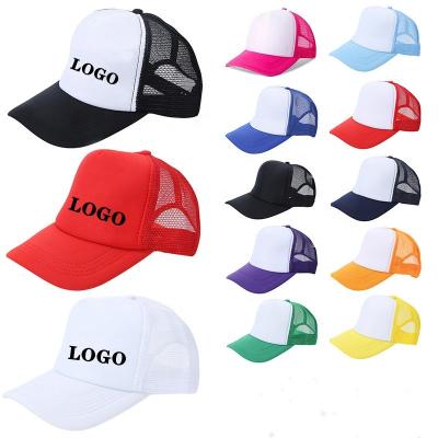 China COMMON Truck Hats Foam Sports Covers Mesh Panel Hat Custom Logo Classic Mesh 100% Cotton Sports Casual Hats Baseball Custom Sports Caps 5 for sale