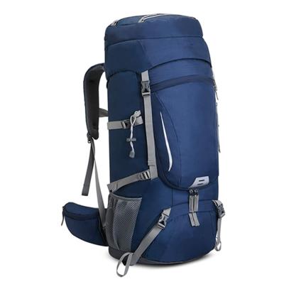 China Wholesale Custom Logo Internal Frame Large Hiking Backpack Waterproof Travel With Rain Cover Mountaineering Backpack for sale