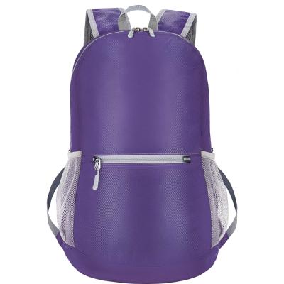 China Newest Waterproof Foldable Waterproof Purple Hiking Backpack Bag Outdoor Sports Backpack Hiking Hiking Bag for sale