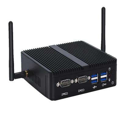 China Fanless Industrial Desktop Mini Computers PC J4125 N5105 8GB RAM for sale