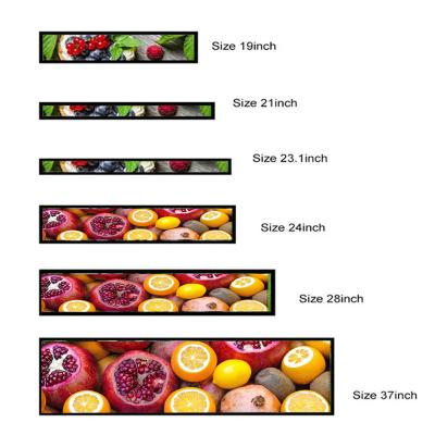 中国 超広い伸ばされた棒LCD表示の壁の台紙19.5インチ24インチ35インチ 販売のため