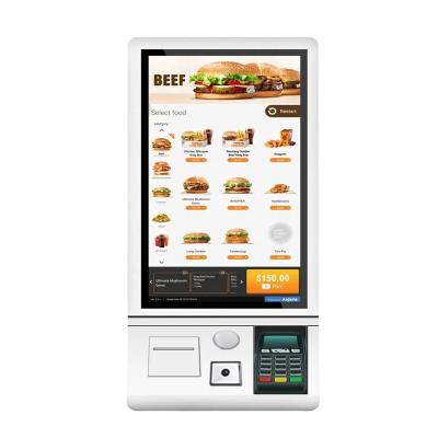 中国 レストランの自己サービス食糧24インチの命令のキオスク機械27インチ32インチのパネル 販売のため