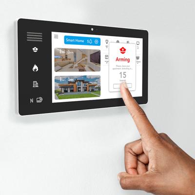 China Het Configuratiescherm van gelijkstroom 12V IOT, de Muur van Android Poe zet Tablet voor Smart Homevertoning op Te koop