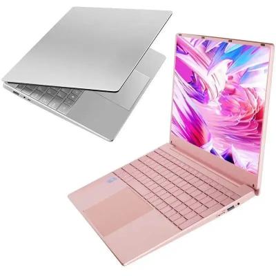 China OEM ODM 15,6“ Laptop Computer, Rose Gold-Laptop van PC met Backlit Toetsenbord Te koop