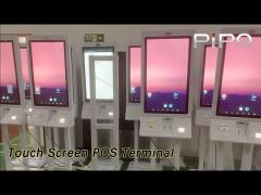 Digital Touch Screen POS Terminal Self Service Android / Windows For Restaurant